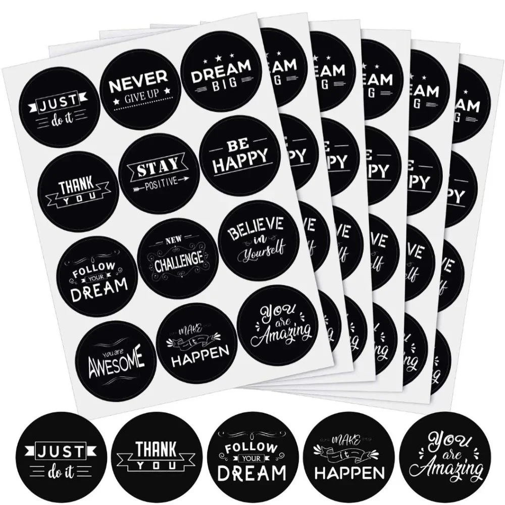 120 Positive Affirmation, Inspirational, Motivational Stickers 1.5